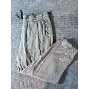 Everlane Jogger Pants Women's XXL Tan Organic Cotton Sweatpants Drawstring